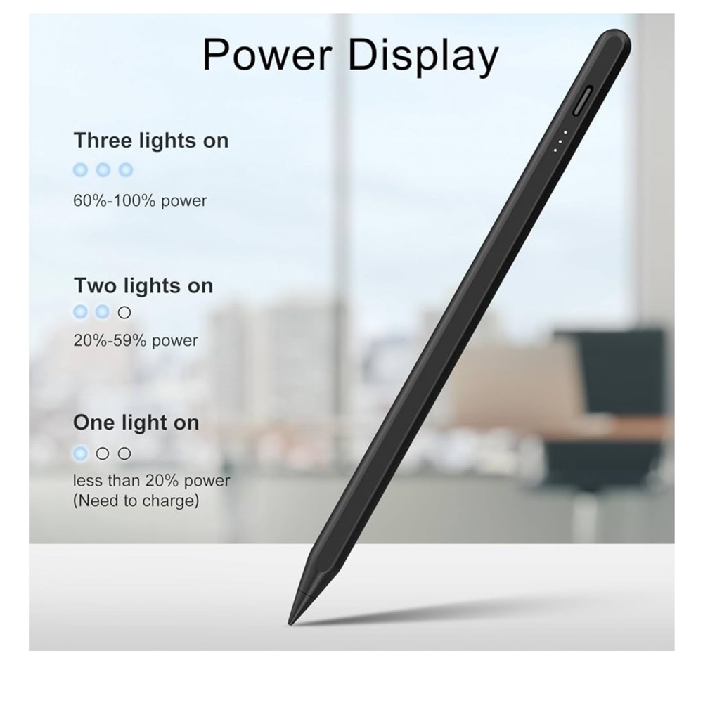 Stylus Pen for iPad 13min Fast Charge Palm Rejection Tilt Sensitivity - Picture 4 of 9